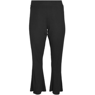 NOISY MAY Damen NMPASA HW Flared Pants Curve Hose, Black, 60