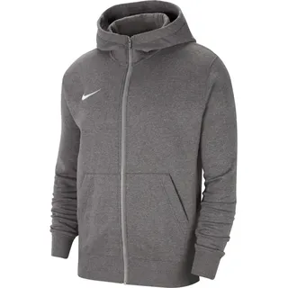 Nike Park 20 Fleece Kapuzenjacke Kinder charcoal heathr/white M 137-147 cm