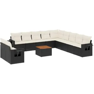 VidaXL 3224642, Cremefarben, Rattan, Stahl, Akazienholz, 110 kg, Erwachsene & Kinder, 550 mm, 550 mm - Beige