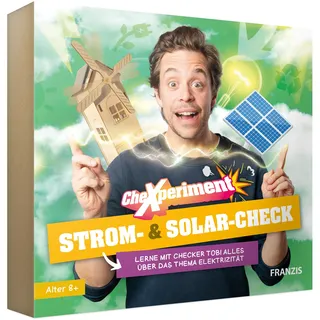 Franzis CheXperiment Strom- und Solarcheck: Checker Tobi alles über Elektrizität! Ab 8 Jahren