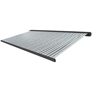 MCW Kassetten-Markise MIT Volant Grau, Weiß, Anthrazit , Textil , 400x23x300 cm , Sonnenschutz