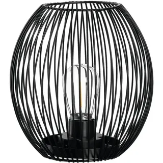 LEONARDO Laterne CASOLARE Metall Ø 16,3 cm schwarz 1 Stk.