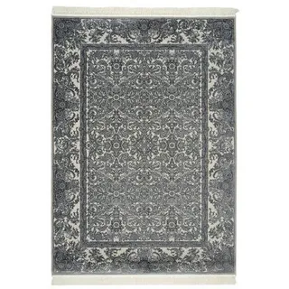 Dieter Knoll Orientteppich , Creme, Grau , Textil , Abstraktes , rechteckig , 80x150 cm , Oeko-Tex® Standard 100 , für Fußbodenheizung geeignet, in verschiedenen Größen erhältlich, pflegeleicht, leicht zusammenrollbar , Teppiche und Böden, Teppiche, Orientteppiche