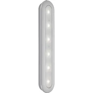 Briloner LED-Push-Light Row 30,5 x 6,3 cm Mobil Silber