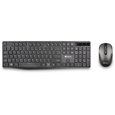 NGS Hype KIT - Kabelloses Multimodus-Tastatur+Maus-Set, DPI: 800/1200/1600, Tri-Mode-Verbindung BT4.0+BT4.0+2.4G (Portugiesisch QWERTY)