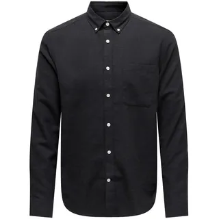 Only & Sons Only - Sons Hemd 'Gudmund' Schwarz M