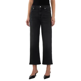 7 For All Mankind Damen Cropped Alexa Bottomline Jeans