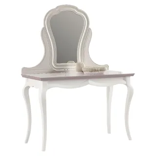 Luxus Hotel Möbel Einrichtung Schminktisch Konsolen Tische Holz Weiß - Weiß