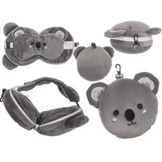 Out of the Blue Reisekissen Koala 15 x 18 x 10 cm Mehrfarbig