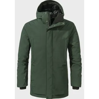 Schöffel Ins Parka Style Crivat MNS, wasserdichte und atmungsaktive Winterjacke, komprimierbarer, leichter Parka mit nachhaltiger Wattierung, dark jade, 50