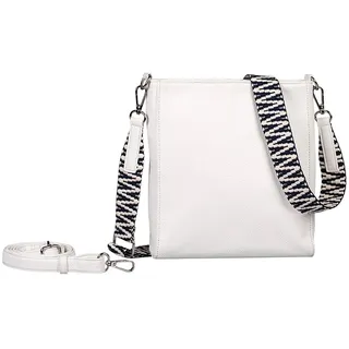 Gabor Silena Damen Umhängetasche Crossbody Bag Klein Weiß