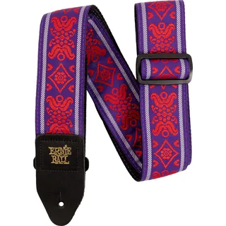 Ernie Ball Jacquard-Gitarrengurt - Royal Flush Red