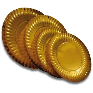 Garcia de Pou 50 Einheit Teller in Box, 32 cm, Karton, gold, 30 x 30 x 30 cm