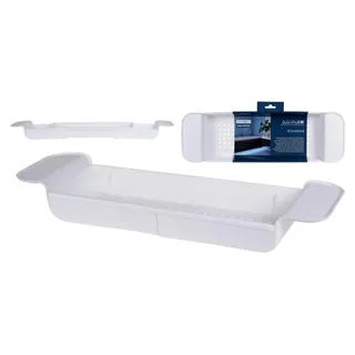 Badewannenablage aus Kunststoff, verstellbar, 55-78 cm