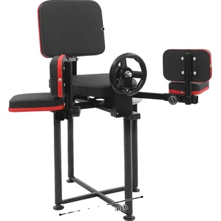 Bein Dehner, Höhenverstellbar, Maximaler Öffnungswinkel 240°, schwarz - Schwarz