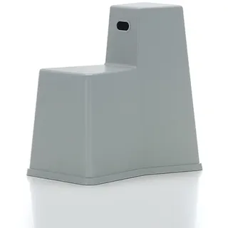 Vitra Hocker Stool-Tool grau, Designer Konstantin Grcic, 46x75x72.5 cm