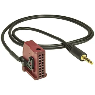 tomzz Audio 7557-001 AUX IN Adapter kompatibel mit VW MFD2 VW RNS2 Skoda Nexus MAN auf 3 5mm Klinke