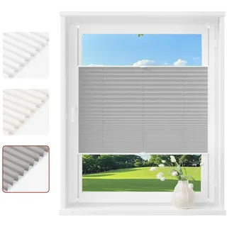 Woltu Faltrollo 80 x 220 cm grau
