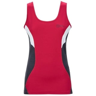 Great Escapes Merapi Damen Tank Top, Damen, Trägershirt/Cami Shirt, 129D002, Persian Red/Vulcan/Quarry, XXL