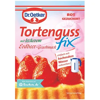 Dr. Oetker Oetker Tortenguss Erdbeer 0,05 Kg