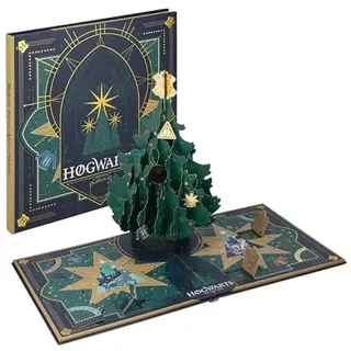 Harry Potter Hogwarts 24 Tage Pop-Up-Weihnachtsbaumbuch-Adventskalender – offiziell lizenzierte Geschenke & saisonale Dekoration für Kinderzimmer Paladone