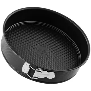 Zenker Promotion Springform 20cm mit Flachboden – Hochwertiges Stahlblech, Antihaftbeschichtung, Made in Germany, hitzebeständig bis 230°C, Silver