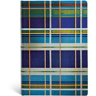 Kariert Verziert Davenport - Notizbuch Midi Liniert - Paperblanks