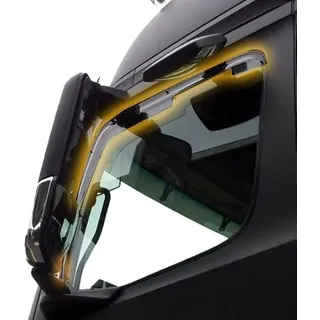 Vordere Windabweiser (1 Set) für die Fahrer und Beifahrerseite-CLS0046108D passend für Scania G/L/R/P/S BAUREIHE 2-Door, 2016- LHD-LINKSLENKER (gesteckt)