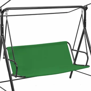 Ersatz-Schaukelsitzbezug, Abdeckung für die Sitze der Hollywoodschaukel, wasserdichte Sitzbezug, Stuhlbezug Terrassenschaukelkissen für Gartenschaukel, Hof, Balkon (138 x 50 x 50 cm, Grün)