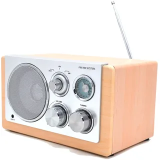 NABO »WR 100« - Retro-Tischradio - Holz