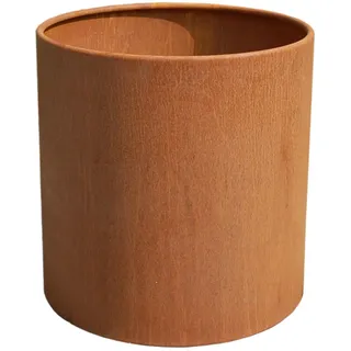 VIVANNO Pflanzkübel Corten-Stahl Rund - Frostsicherer Blumentopf Rollbar | Mobiler Rostbraun Pflanzen-Kübel, 60x60 cm Outdoor übertopf, Winterfest & Wetterfest Dank Cortenstahl, Inklusive Räder