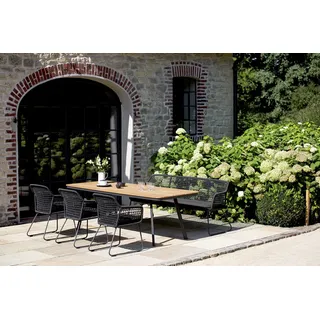 Niehoff Kubu Gartenmöbelset 5tlg. inkl. Tisch Aluminium/Teak