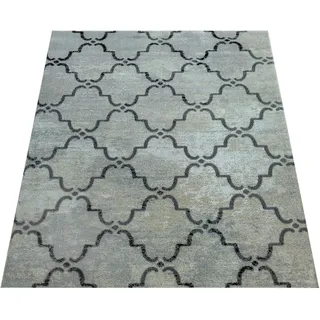 Paco Home Artigo 411 Outdoor-Teppich 120 x 170 cm Grau/Beige