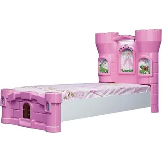aea Kinderbett Prinzessin 90 x 190 cm Holz rosa