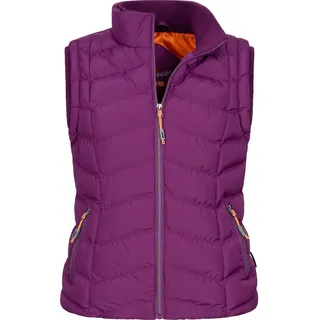 Steppweste DEPROC ACTIVE "ELKLANDS Women", Damen, Gr. 40 (M), pink, 100% Polyester, tailliert, Westen Steppweste, zum Wenden