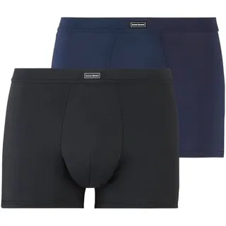 Bruno Banani Micro Simply Boxershorts Blaugrau/Schwarz S 2er Pack