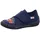 Hüttenschuhe ocean blau/rot 29