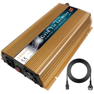 Solarwechselrichter, MPPT-Technologie, hohe Effizienz, Gold 1000W, 220V, 36V(22-50V) - Gold