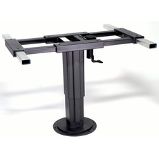 Bild Einsäulen Tischgestell Klick Klack System anthrazit