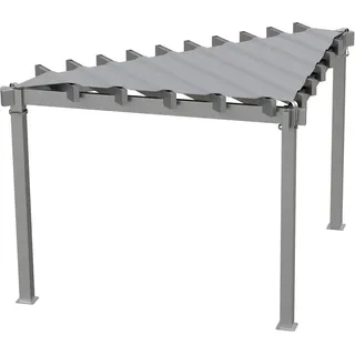 Sojag Pavillon Lima 1010 Lichtgrau 293,3 cm x 293,3 cm x 242,6 cm
