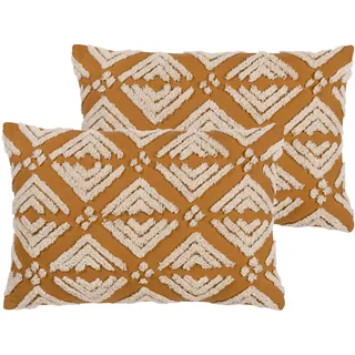 Yard Taya Rectangular Polyester Filled Cushions Twin Pack