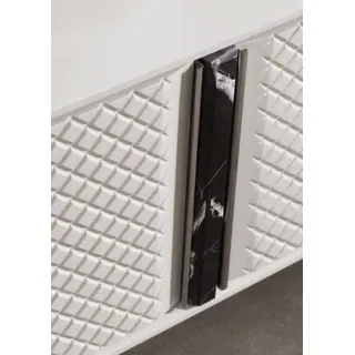 rtv sideboard mit Kamin tv fernseher ständer möbel luxus lowboard 240cm - Weiß