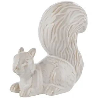 Butlers Butlers Deko-Eichhörnchen Autumn Vibes , Weiß , Keramik , 6x13x12 cm , Dekoration, Dekofiguren & Skulpturen, Dekoobjekte