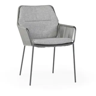 Suns Punta Dining Stuhl Stahl/Rope Sunproof