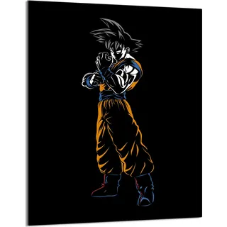 Herdabdeckplatte 40x52 Glaskeramikkochfeld Abdeckung Spritzschutz Glasplatte Deko Schneidebrett, Anime Schwarz