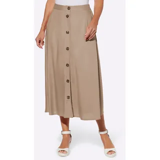 Classic Basics A-Linien-Rock Damen Beige 48
