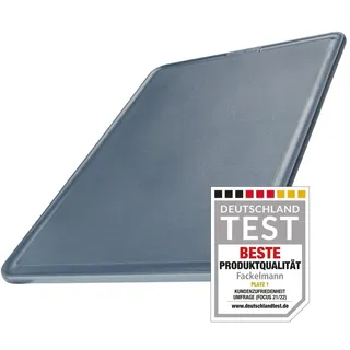 Fackelmann Tranchierbrett Kunststoff 2-tlg. 36 x 24 x 0,8 cm Weiß/Blau