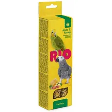 Rio Sticks Honig und Nüsse Papageien, 8 x 2 x 90 g