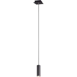 Trio Marley 1-flg. 12 cm rund schwarz matt