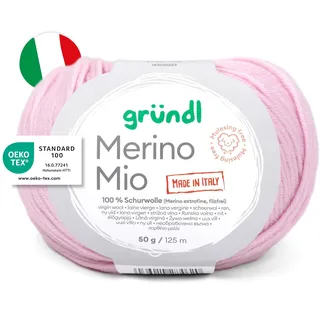 Gründl Wolle Merino Mio Hellrosa 50 g